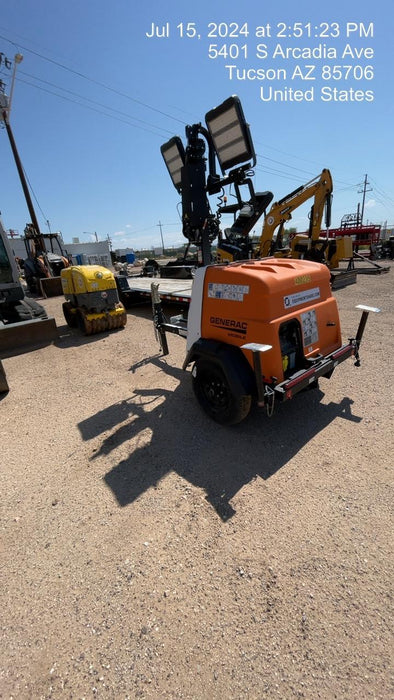 2024 Generac MLT2 Diesel, Flex Switch 120V Input, Powerzone Controller, 
(4) 320W LED Lights, 4kW Generator, 39.9 Gal Fuel Tank, 2" Ball, T3