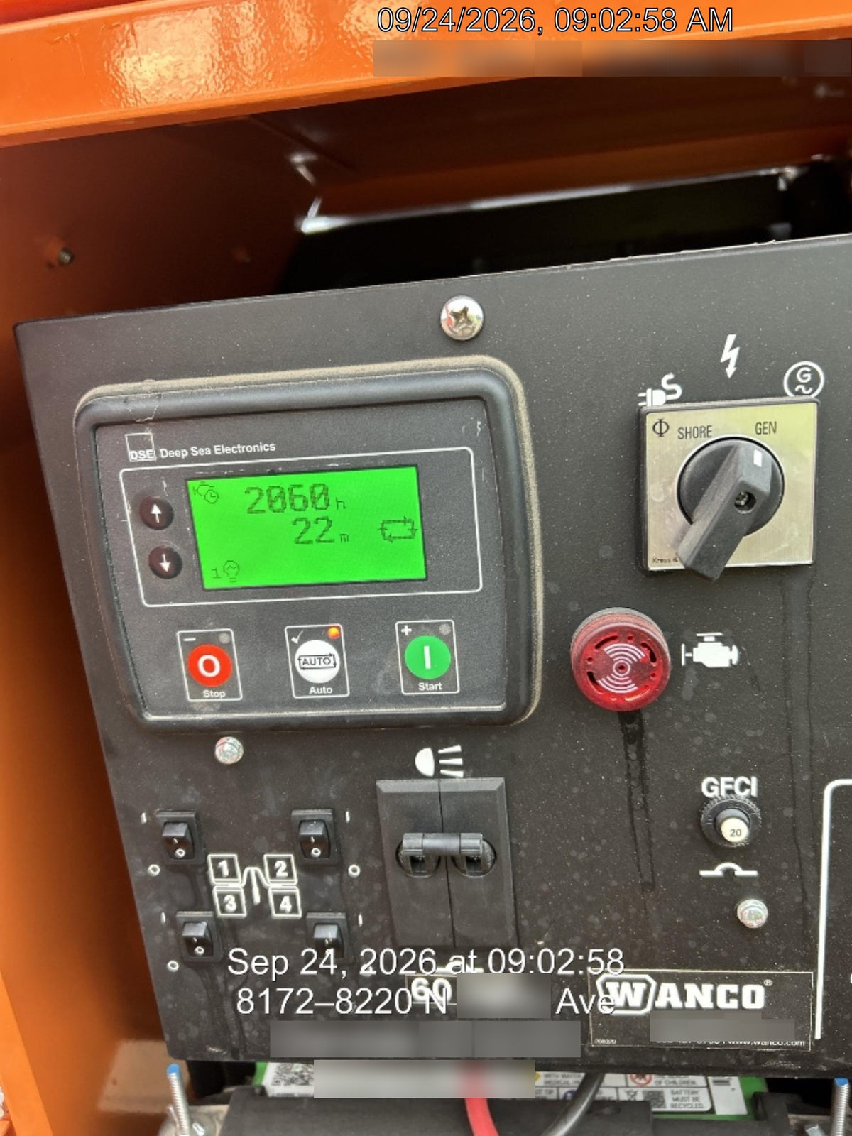 2024 Wanco WLTT-4MM4K Diesel, Deep Sea Controller, Shore Power Plug, Auto Start, (4) 350W LED Floodlights, 4kW Generator, 60 Gal Fuel Tank, 2" Ball, T3