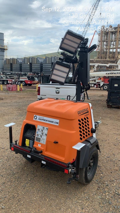 2023 Generac MLT2 Diesel, Flex Switch 120V Input, Powerzone Controller, (4) 320W LED Lights, 4kW Generator, 39.9 Gal Fuel Tank, 2" Ball, T3