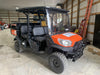 2021 Kubota RTV-X1140W-H Plastic Canopy, Windshield Acrylic Clear, LED Strobe Light, Wire Harness Kit, Back up Alarm