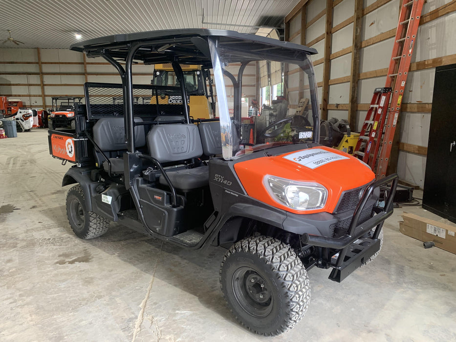 2021 Kubota RTV-X1140W-H Plastic Canopy, Windshield Acrylic Clear, LED Strobe Light, Wire Harness Kit, Back up Alarm