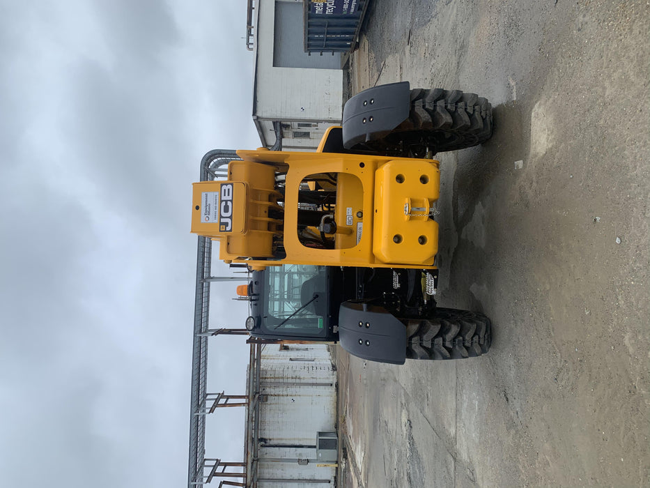 2020 JCB 506-36 Cab/Heat/Air, 74 HP, Solid Tires, STD Worklight, Beacon, Aux Hydraulics, Lifting Eye, Back up Alarm w/48" Carriage/48" Forks