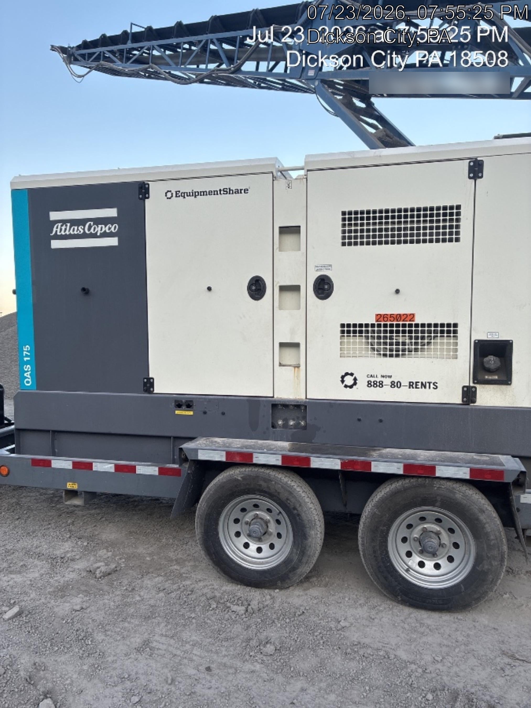 2022 ATLAS COPCO QAS 175