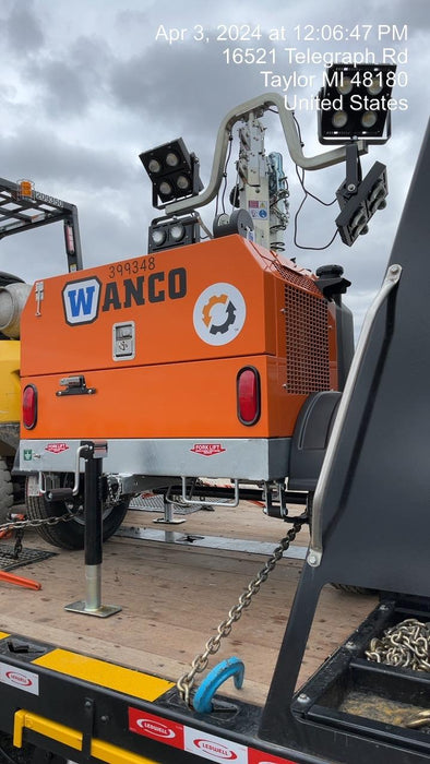 2024 Wanco WLTT-4MM4K Diesel, Deep Sea Controller, Shore Power Plug, Auto Start, (4) 350W LED Floodlights, 4kW Generator, 60 Gal Fuel Tank, 2" Ball, T3
