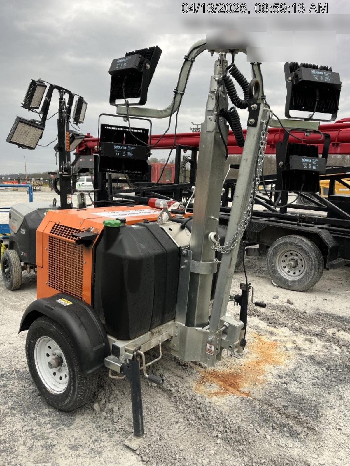 2024 Wanco WLTT-4MM4K Diesel, Deep Sea Controller, Shore Power Plug, Auto Start, (4) 350W LED Floodlights, 4kW Generator, 60 Gal Fuel Tank, 2" Ball, T3