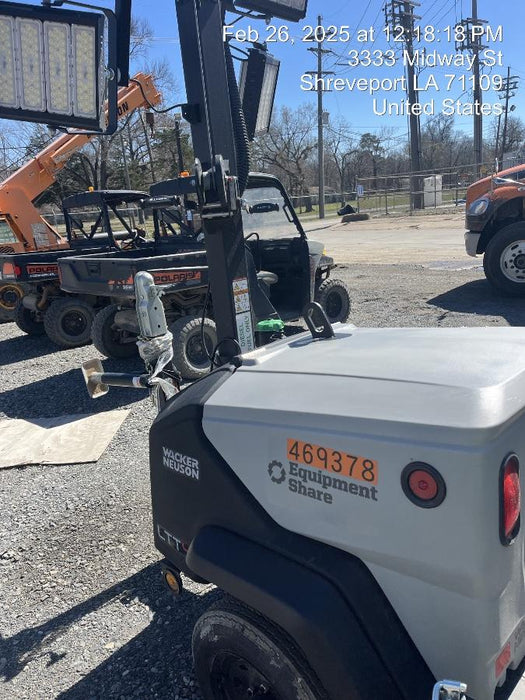 2024 Wacker Neuson LTT4 Diesel, Kohler KDW702, Deep Sea Controller, Auto Start, LED 320W, Bypass Outlet, T3