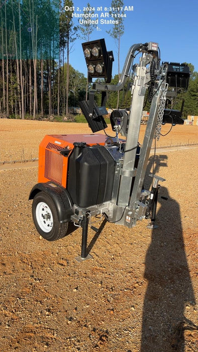 2024 Wanco WLTT-4MM4K Diesel, Deep Sea Controller, Shore Power Plug, Auto Start, (4) 350W LED Floodlights, 4kW Generator, 60 Gal Fuel Tank, 2" Ball, T3