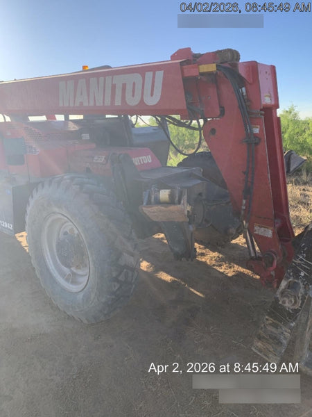2018 Manitou 12042 Manitou MTA 12042 w/Open ROPS, Work Lights/Strobe, Aux Hyd, Solid Tires, Lift Hook, 66" Carriage, 72" Forks, Outriggers