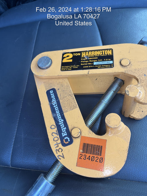 2022 HARRINGTON UBC020