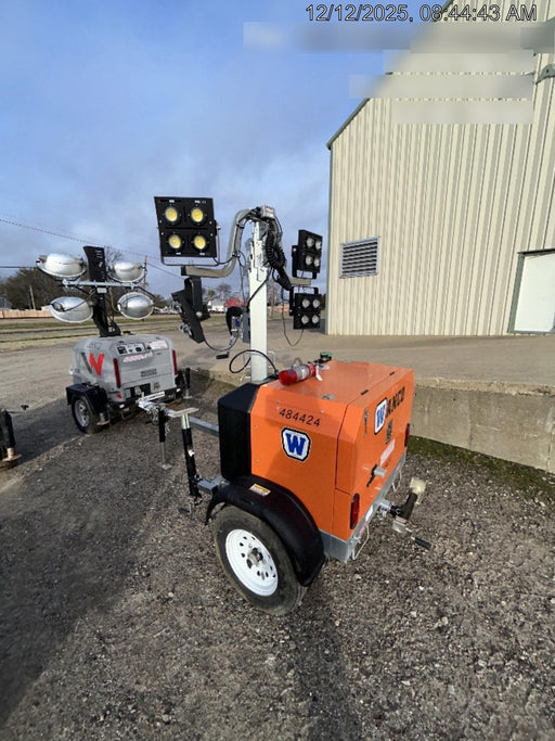 2024 Wanco WLTT-4MM4K Diesel, Mitsubishi L2E, 9.0HP @1800 rpm, Deep Sea Controller, Shore Power Plug, Auto Start, (4) 350W LED Floodlights, 4kW Generator, 60 Gal Fuel Tank, 2" Ball, T3