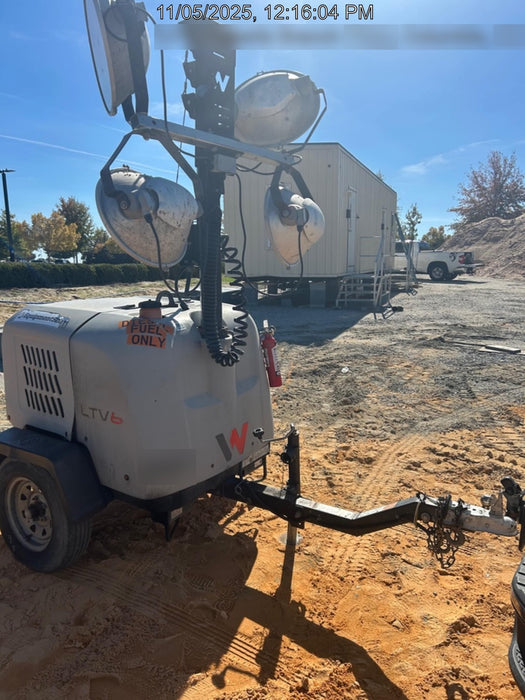 2018 Wacker Neuson LTV6K-MH Wacker Neuson LTV6K Mobile Light Tower w/Fuel Level Sensor Installed