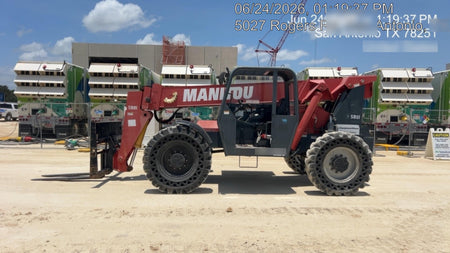 2017 Manitou 12042 Manitou MTA 12042, Solid Tires, 66" Carriage, Open ROPS, Flashing Beacon and Work Light Package