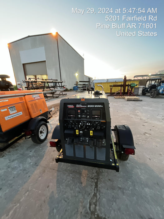 2024 Lincoln Electric Dual Maverick 200/200X Ready Pak 3, Includes Trailer, Cable Rack, Fender Light Kit K4382-1-RP3