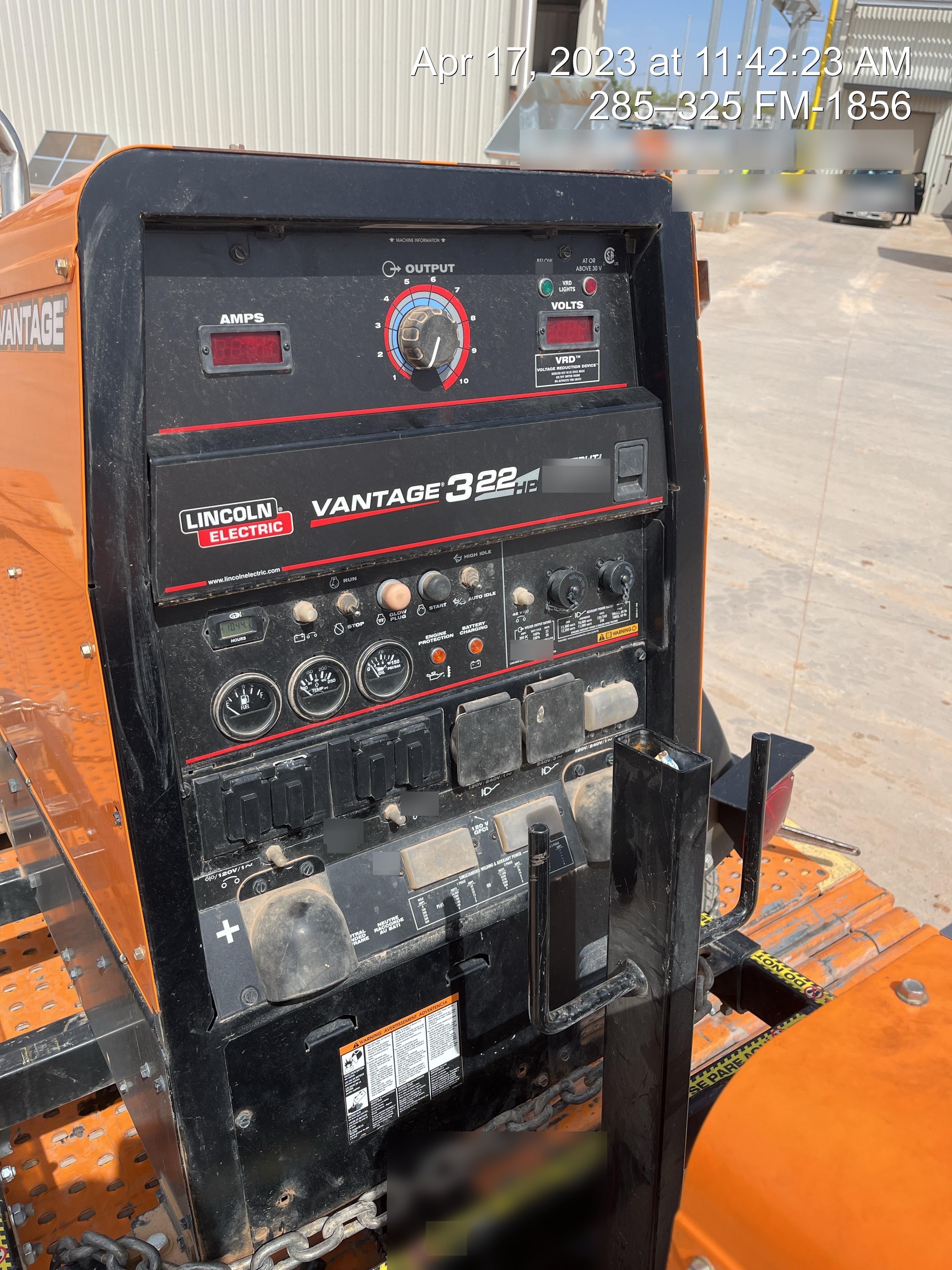 2021 Lincoln Electric Vantage 322 VANTAGE 322 READY-PAK 3
(EQUIPMENTSHARE)