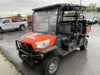 2020 Kubota RTV-X1140W-H 4WD utility cart -LED strobe -Windshield tempered glass -Plastic canopy -Wire harness kit -Backup alarm