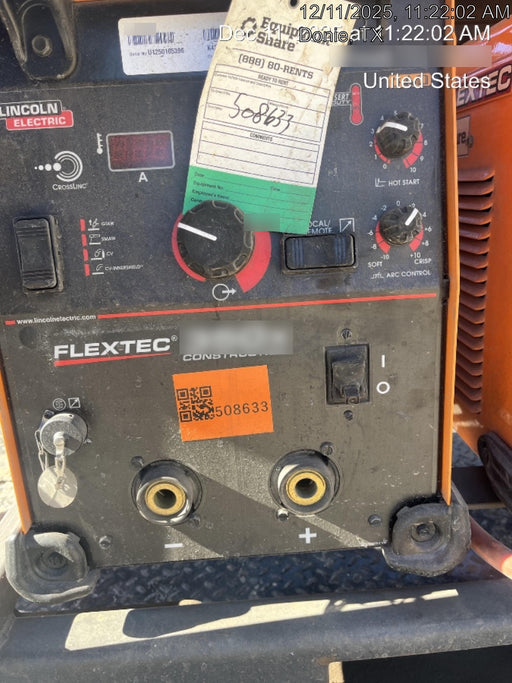 2025 LINCOLN ELECTRIC FLEXTEC 350X