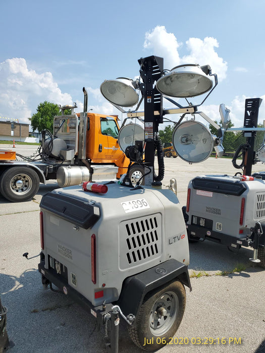 2019 Wacker Neuson LTV6L-MH Wacker Neuson LTV6L Mobile Light Tower w/Fuel Level Sensor Installed