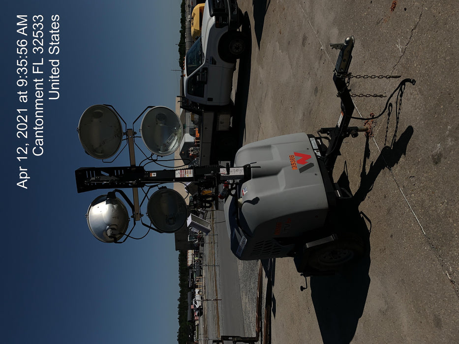 2019 Wacker Neuson LTV6L-MH Wacker Neuson LTV6L Mobile Light Tower w/Fuel Level Sensor Installed