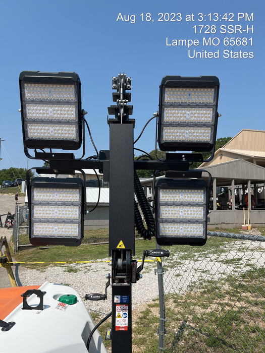 2023 Generac MLT2 Diesel, Flex Switch 120V Input, Powerzone Controller, (4) 320W LED Lights, 4kW Generator, 39.9 Gal Fuel Tank, 2" Ball, T3