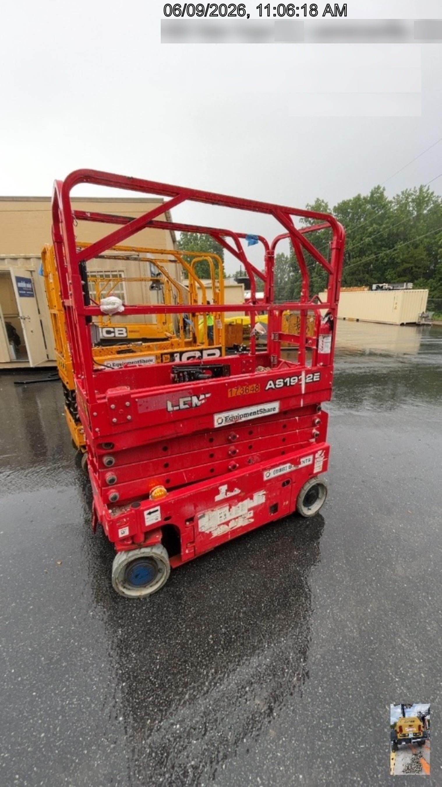2021 Lgmg AS1932E Electric Drive, Solid Non Marking Tires, Dual Beacons
