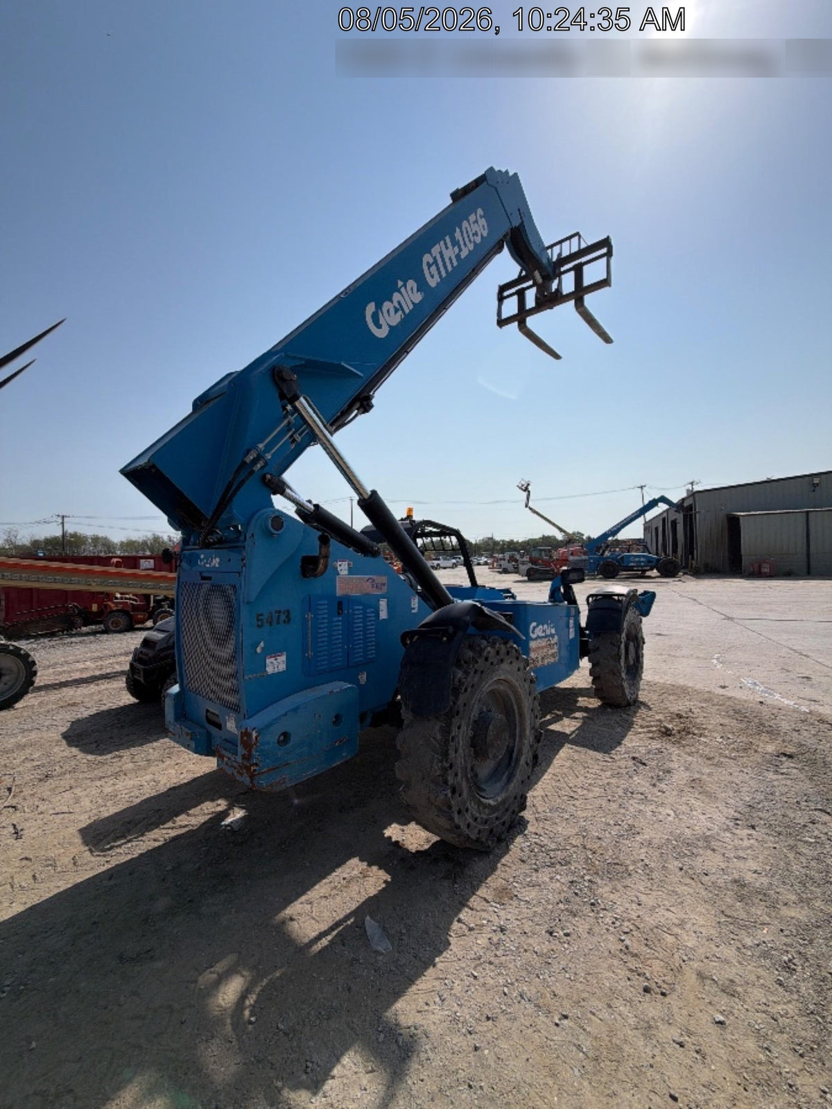 2017 Genie GTH-1056 Open Cab/Solid Tires