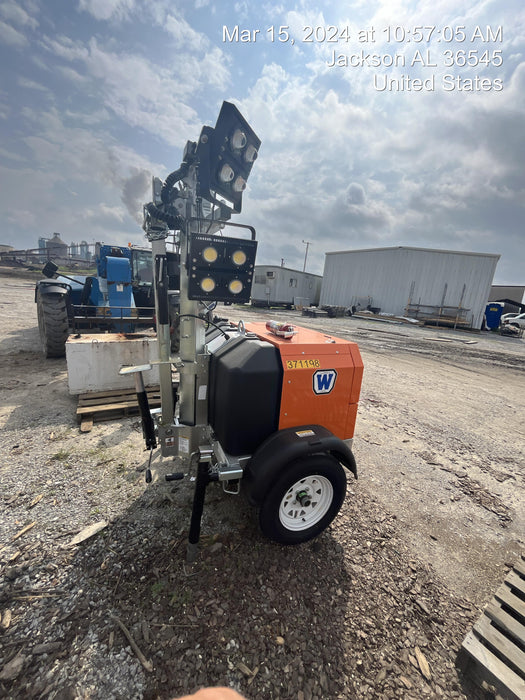 2023 Wanco WLTT-4MM4K Diesel, Deep Sea Controller, Shore Power Plug, Auto Start, (4) 350W LED Floodlights, 4kW Generator, 60 Gal Fuel Tank, 2" Ball, T3