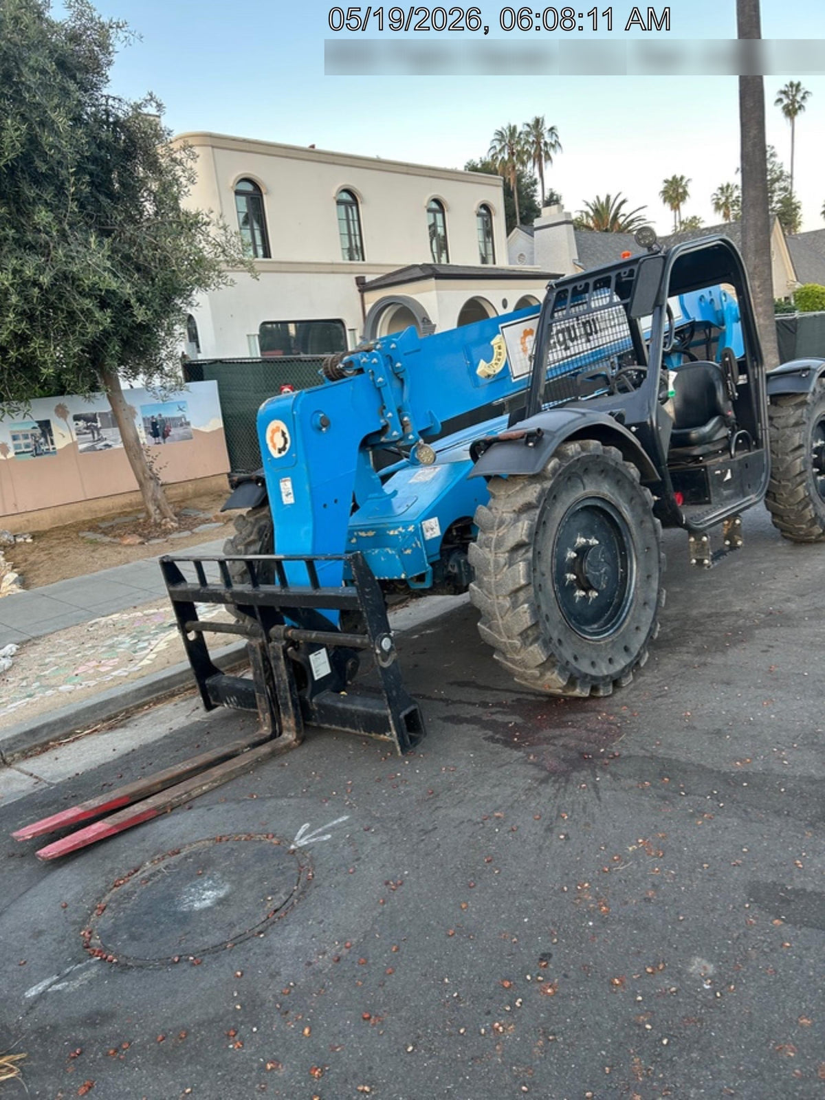 2019 Genie GTH-636 Canopy, Solid RT Tires, LED Work Lights, Beacon 60" QA Carriage, 48" Forks
