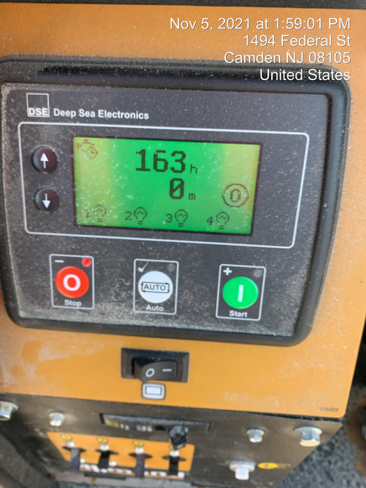 2021 Allmand NLV3GR (4) LED Light Fixture 350W, 23' Vertical Mast, 3kW Prime, Towable, Deep Sea L401, Leveling Jacks, Yanmar T4F 5.8hp