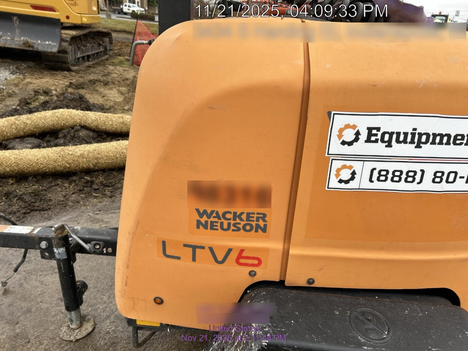 Wacker Neuson LTV6K-MH Ball 2/Pintle 2.5 Combo Hitch Kubota Cold Weather D1X05 Kubota Engine Block Heater D1X05 Telematics EQ SH Kubota