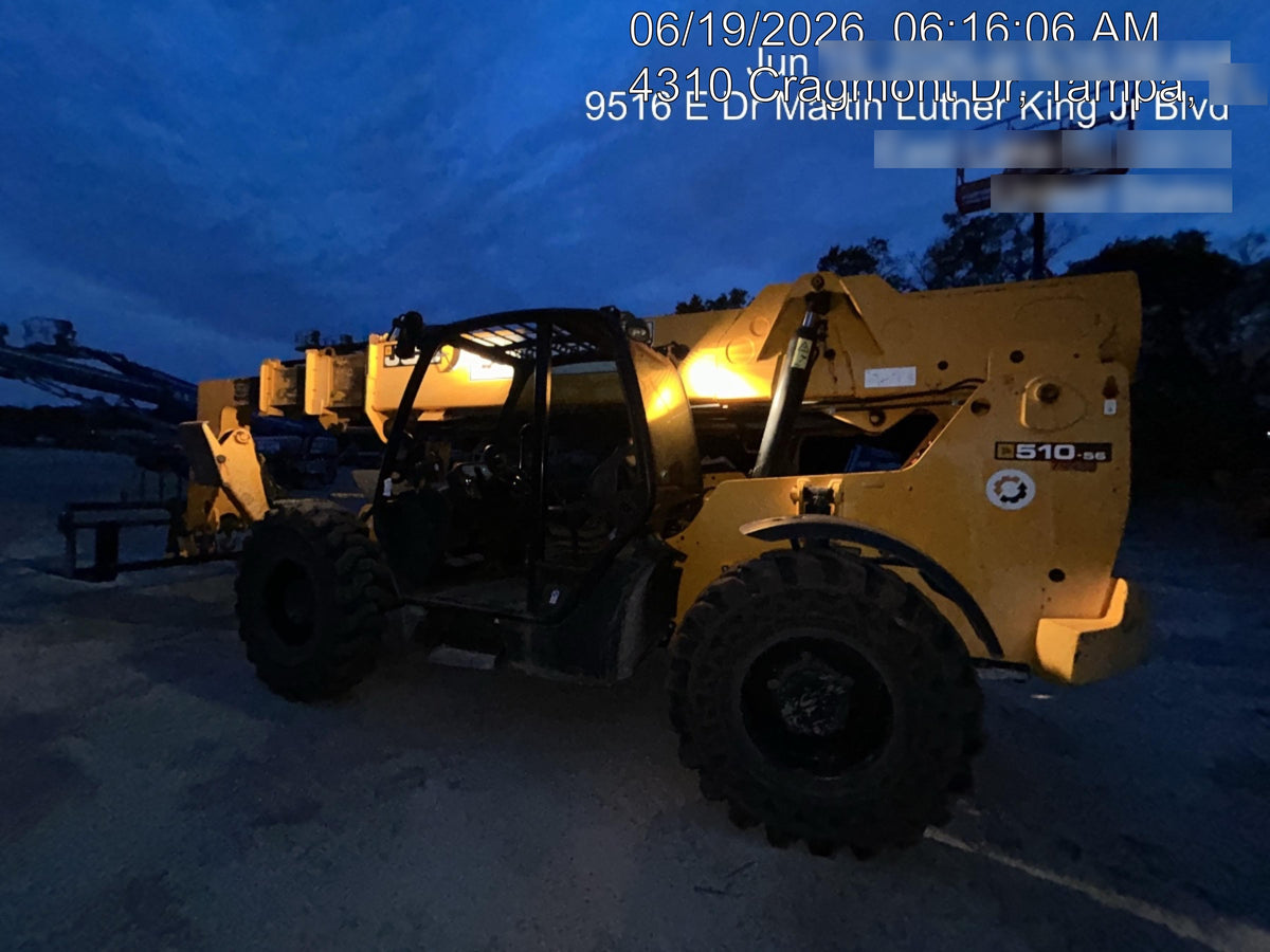 2020 JCB 510-56 Canopy, Solid Tires, Work Lights, Beacon, Aux Hydraulics, Back up Alarm, Lifting Eye, ES Decals