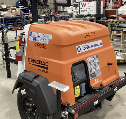 2024 Generac MLT2 Diesel, Flex Switch 120V Input, Powerzone Controller, 
(4) 320W LED Lights, 4kW Generator, 39.9 Gal Fuel Tank, 2" Ball, T3