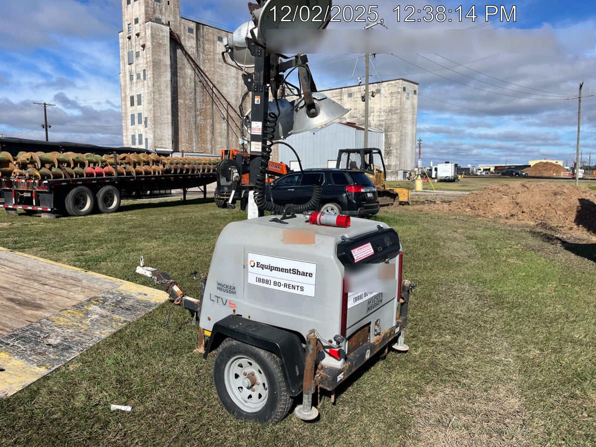 2019 Wacker Neuson LTV6L-MH Wacker Neuson LTV6L Mobile Light Tower w/Fuel Level Sensor Installed