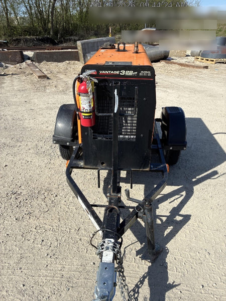 2021 Lincoln Electric Vantage 322 Vantage 322 Ready Pak 3 w/ Decals, ORANGE (includes trailer, cable rack, fender light kit) NO Telematics