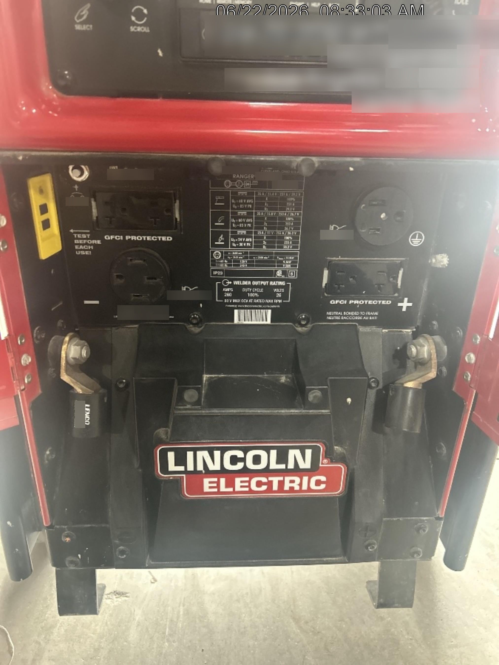 2025 LINCOLN ELECTRIC Ranger 260MPX