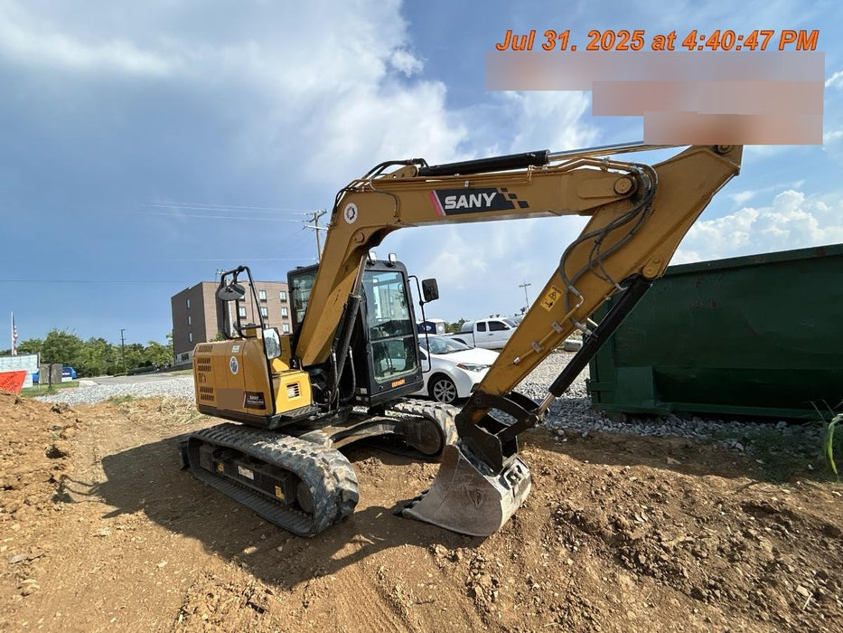 2020 Sany SY75C Rubber Hydraulic Excavator