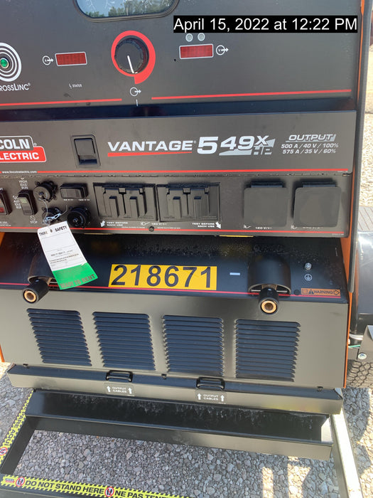 2022 Lincoln Electric Vantage 549X VANTAGE 549X READY-PAK 3