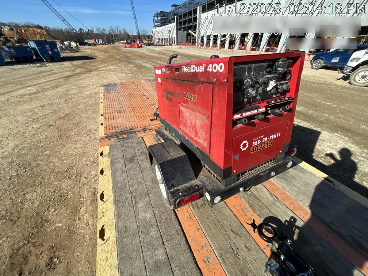 2024 Shindaiwa DGW400MDL Kubota D902 Engine, 23 HP, Dual Op Welder, Wire, Arc, Droop Stick, Tig, and CC Stick Functionality, Simulphase, 3 Phase and 1 Phase Gen Output, Single Axle NB Trlr, Slr Trckl Chrg 12V 12W, Fire Ext