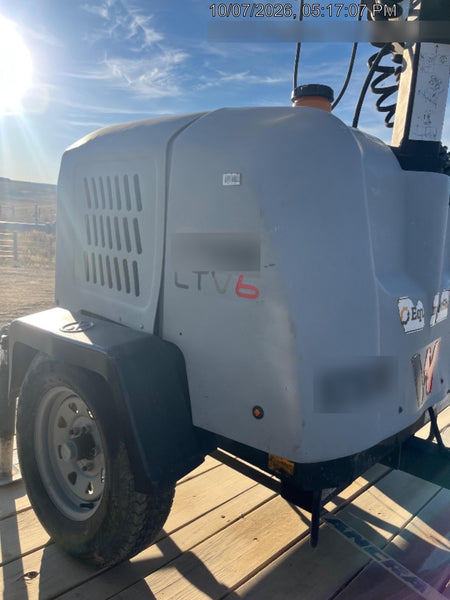 2018 Wacker Neuson LTV6L-MH Wacker Neuson LTV6L Mobile Light Tower w/Fuel Level Sensor Installed