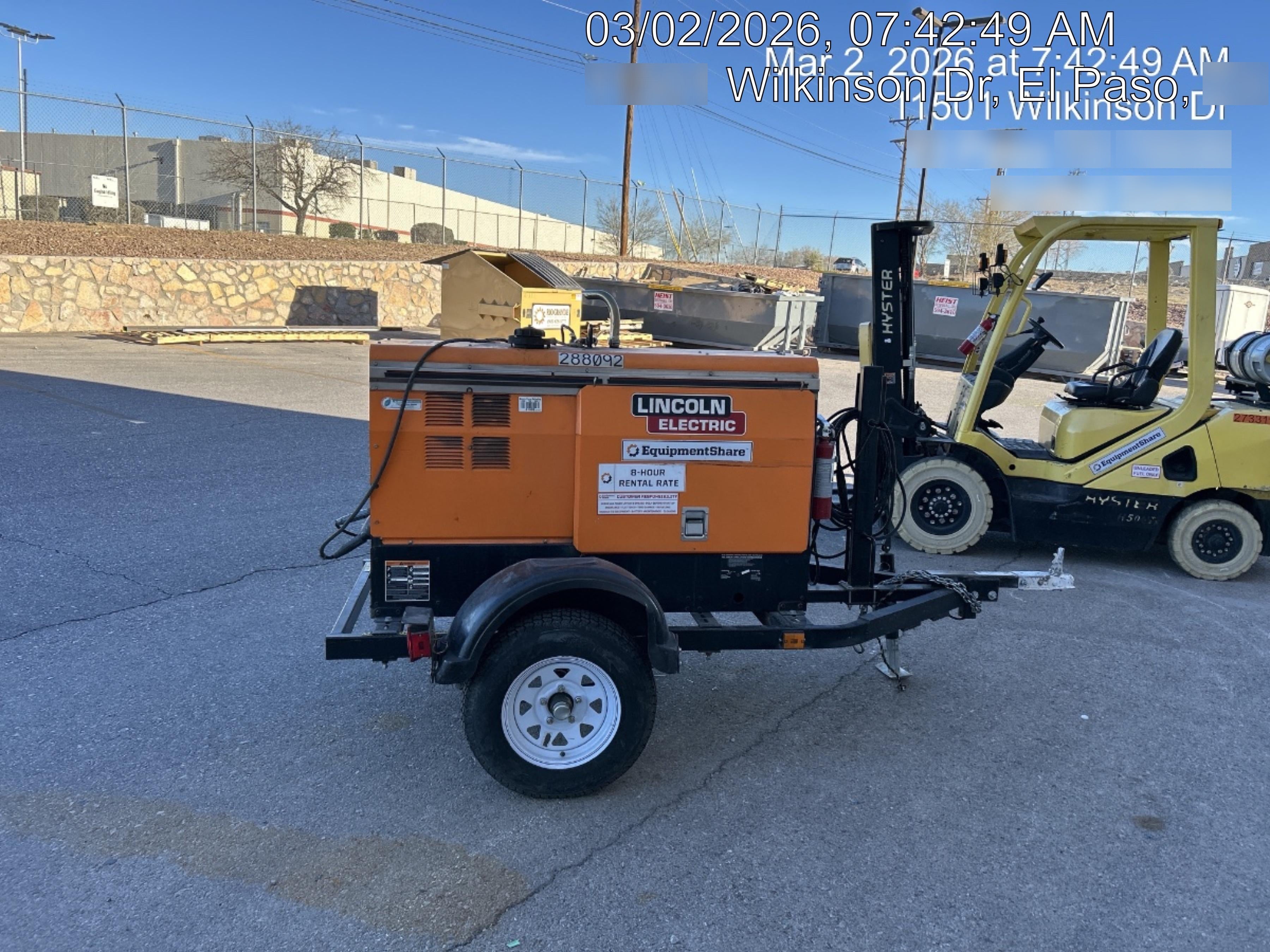 2023 Lincoln Electric LE400 Kubota V1505, Trlr, Cable Rack, Light Kit, ES Decals, T3
