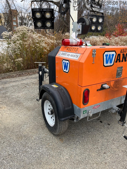 2024 Wanco WLTT-4MM4K Diesel, Deep Sea Controller, Shore Power Plug, Auto Start, (4) 350W LED Floodlights, 4kW Generator, 60 Gal Fuel Tank, 2" Ball, T3