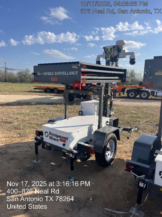 2025 NATIONAL SIGNAL Sunray Solar-Powered Mobile Integrator Tower