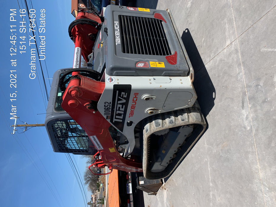 2020 Takeuchi TL12V-2 Cab, Rubber Track