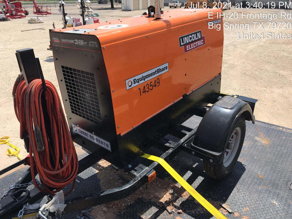 2021 Lincoln Electric Vantage 322 VANTAGE 322 READY-PAK 3
(EQUIPMENTSHARE)
