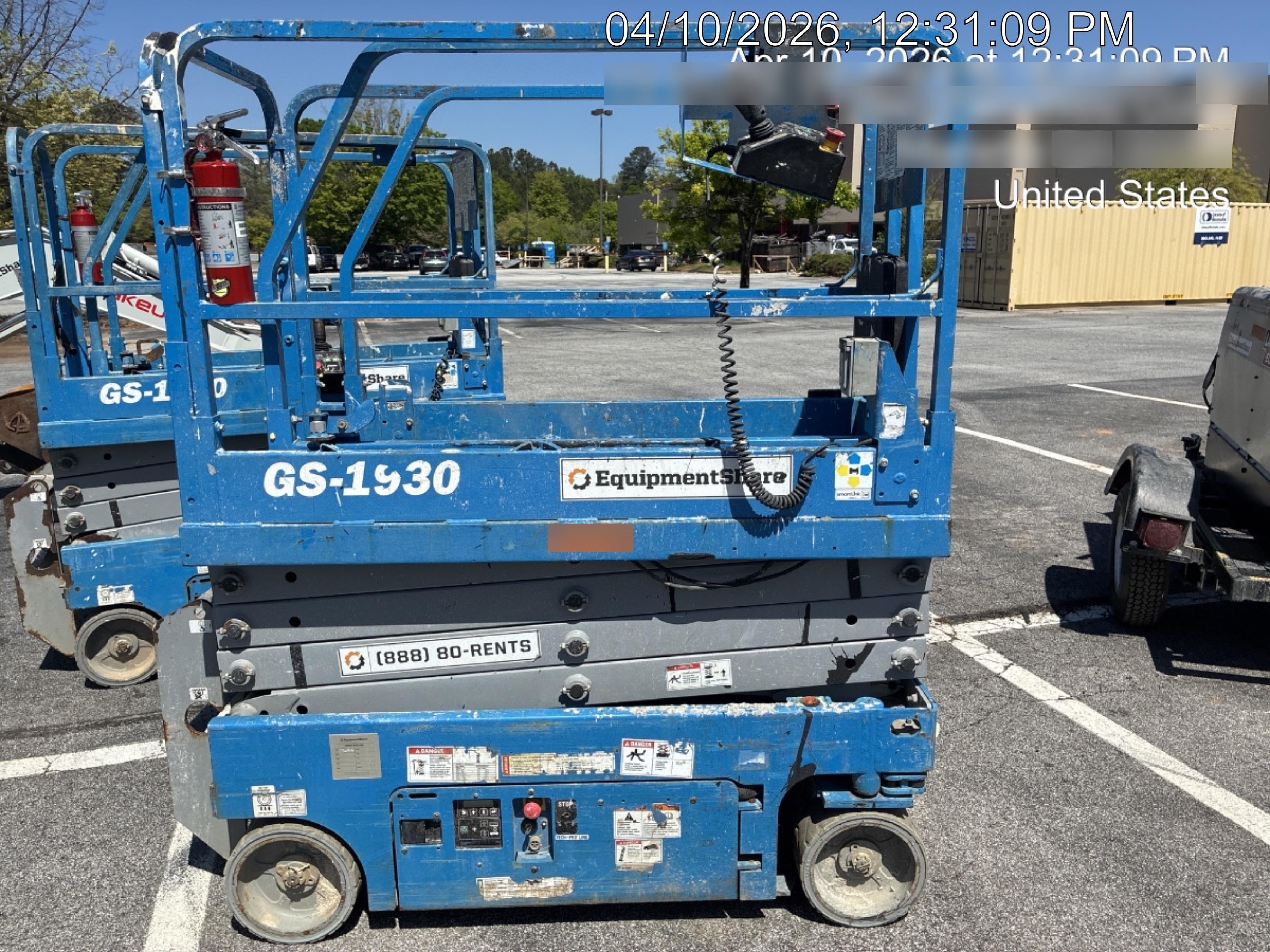 2020 Genie GS-1930 Fixed rails with chain entry gate - Pre A92.20