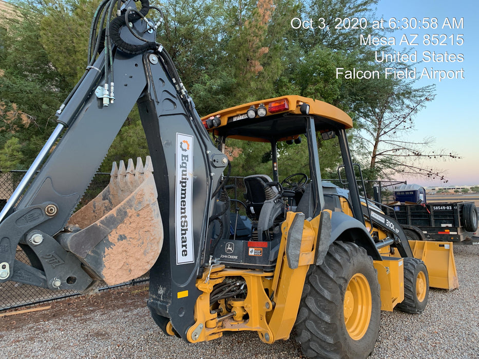 2020 John Deere 310LEP - Extendable Stick Canopy, 4WD, Extendable Stick, Pilot Controls, 2 Way Hydraulics, TAG Manual QC