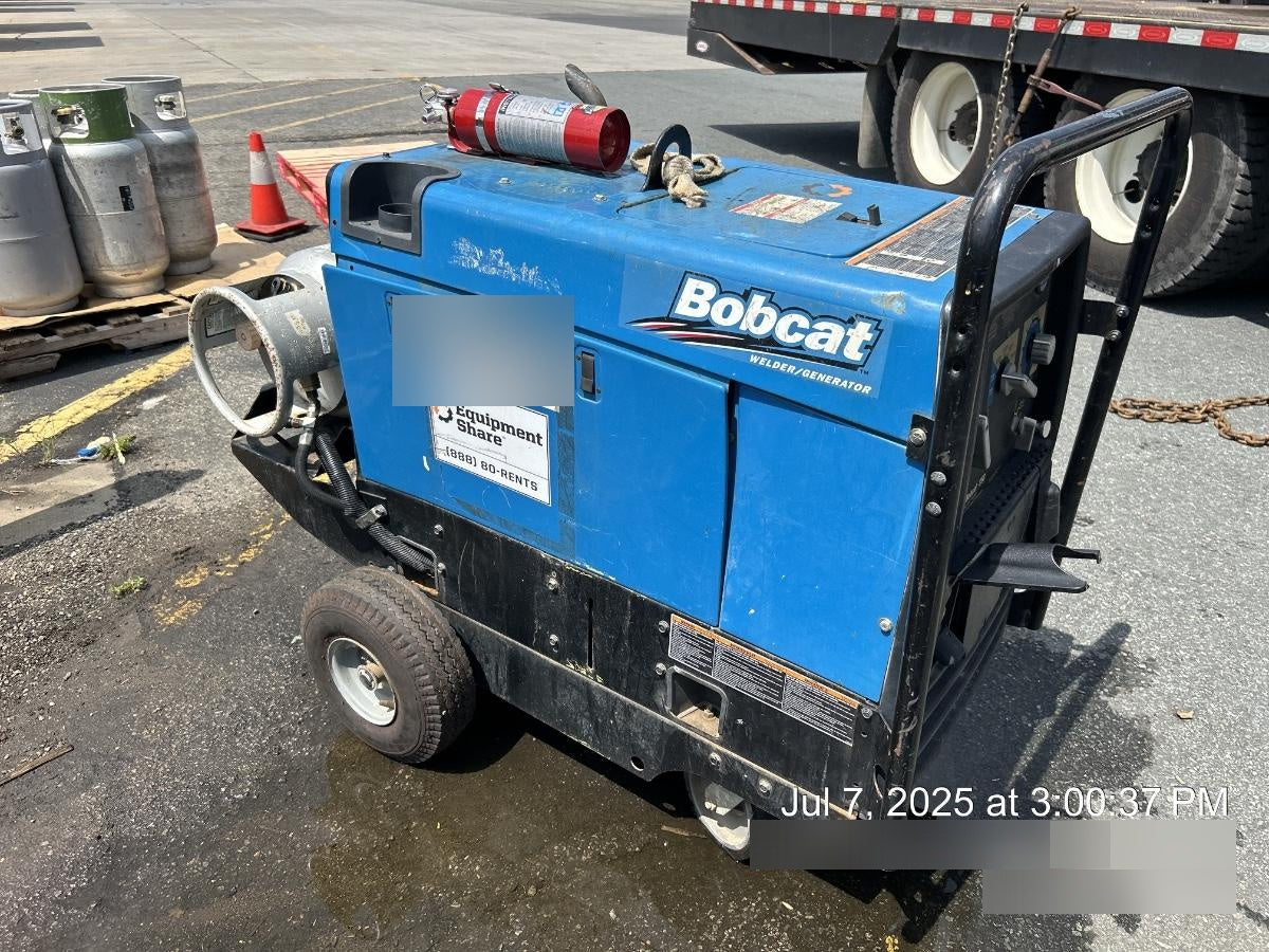 2019 Miller Electric BOBCAT 250 LP/Propane, Running Gear, Tank Bracket, Hose