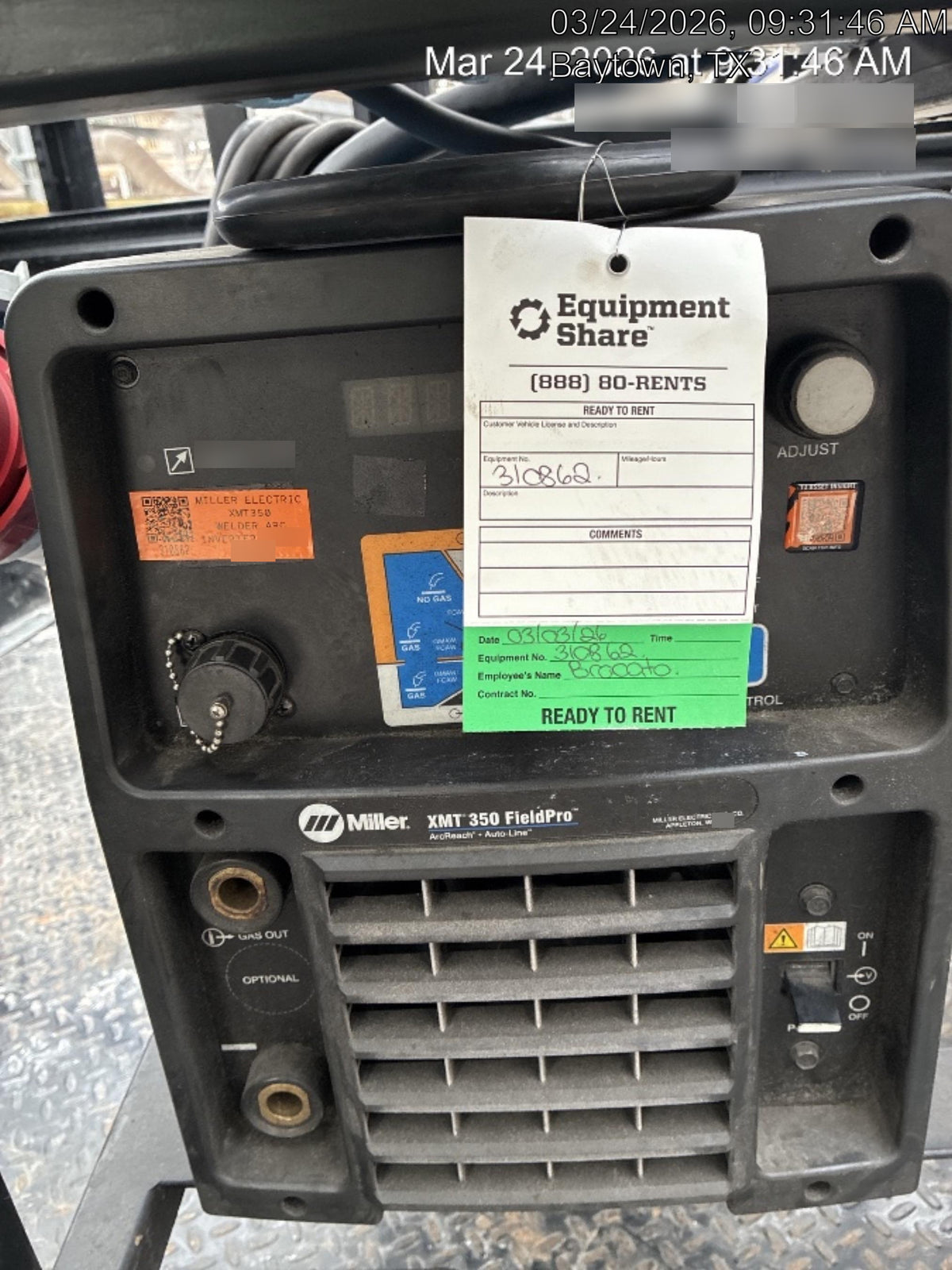 2023 MILLER ELECTRIC XMT 350