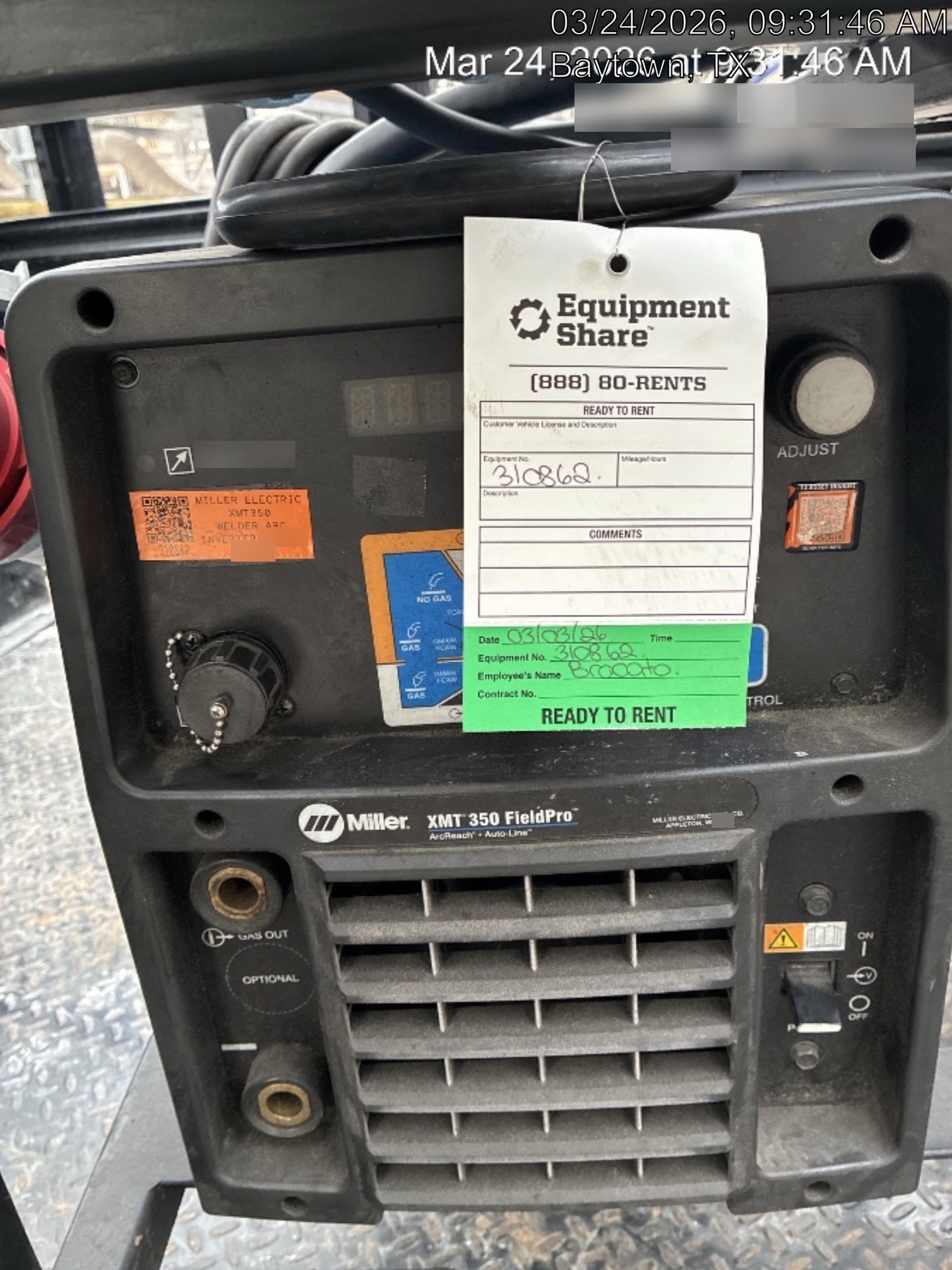 2023 MILLER ELECTRIC XMT 350