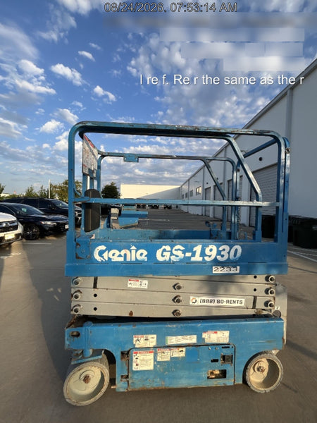 2016 Genie GS-1930 Genie GS1930 Scissor Lift