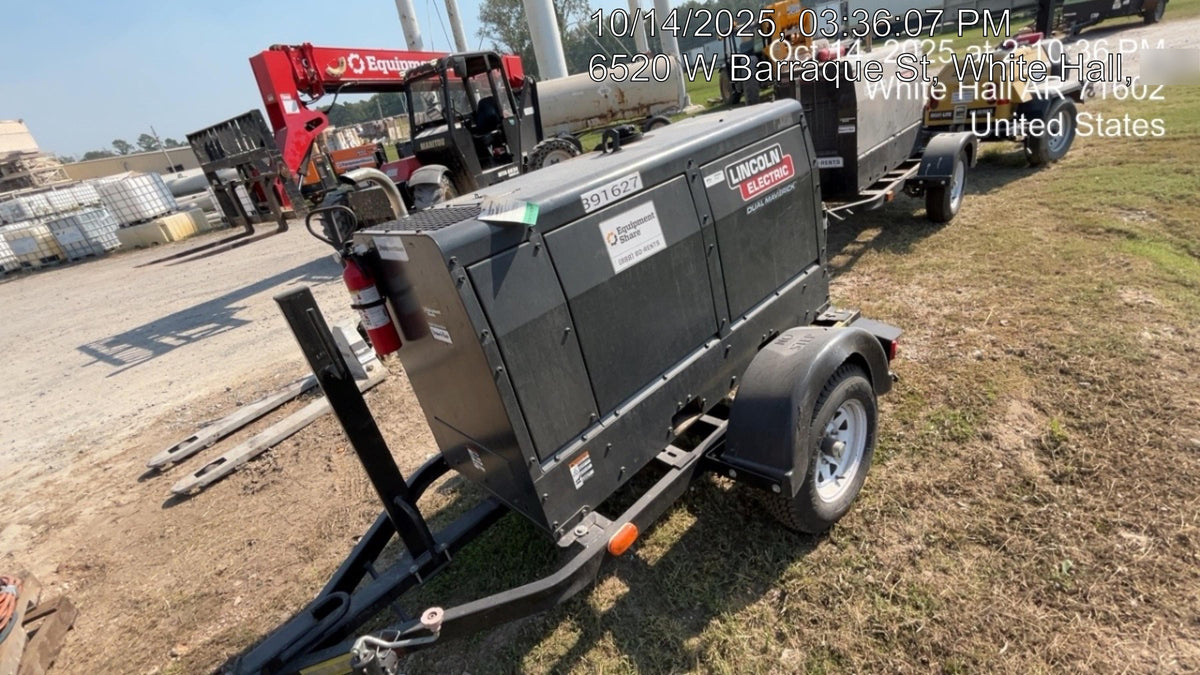 2024 Lincoln Electric Dual Maverick 200/200X Ready Pak 3, Includes Trailer, Cable Rack, Fender Light Kit K4382-1-RP3